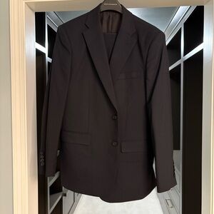 Quince Black Italian Wool Suit